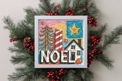 Retro Noel Christmas Png Product Image 3