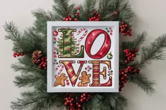 Love Christmas Illustration PNG Product Image 3