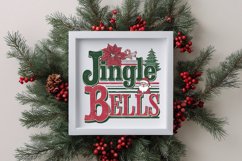 Retro Jingle Bells Clipart PNG Product Image 4
