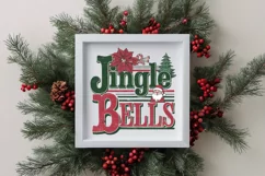 Retro Jingle Bells Clipart PNG Product Image 4