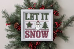 Let It Snow Christmas Png Product Image 1