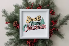 Retro Small Town Christmas Candy Cane Png Product Image 1