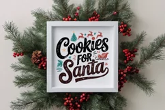 Retro Cookies for Santa Png Product Image 3