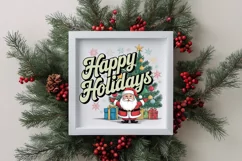 Happy Holidays Christmas Png Product Image 4