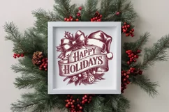 Happy Holidays Christmas Png Product Image 4