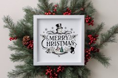 Retro Merry Christmas Png Product Image 4