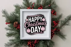 Happy Christmas Day Christmas File PNG Sublimation File Product Image 4
