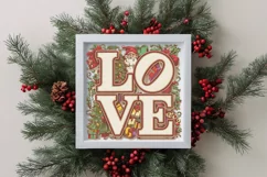 Love Christmas Retro Colorful Png Product Image 3