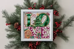 Love Christmas Illustration PNG Product Image 4