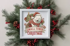 Retro Small Town Christmas Png Product Image 4