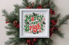Merry and Bright Christmas Png Product Image 1
