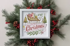 colorful Merry Christmas Png Product Image 4