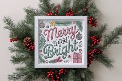 Merry and Bright Christmas Png Product Image 1