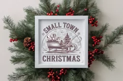Small Town Christmas Bow PNG Product Image 3