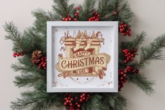 Retro Happy Christmas Day Png Product Image 4