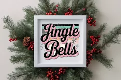 Retro Jingle Bells Christmas Png Product Image 4