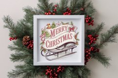 Merry Christmas Illustration PNG Product Image 3
