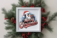 Vibrant Merry Christmas Clipart PNG Product Image 3