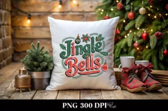 Retro Jingle Bells Clipart Png Product Image 1