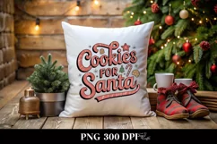 Retro Cookies for Santa Png Product Image 4
