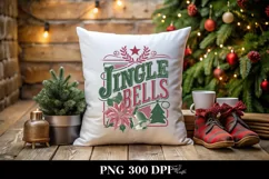 Retro Jingle Bells Clipart PNG Product Image 4