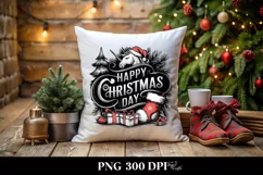 Retro Christmas Unicorn Png Product Image 4