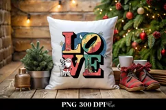Retro Love Clipart PNG Product Image 5