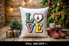Retro Love Clipart PNG Product Image 4