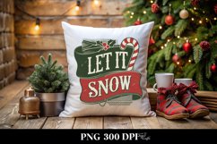 Let It Snow Chrismas Png Product Image 1