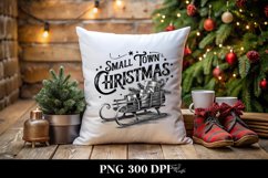 Small Town Christmas Bow PNG Product Image 5