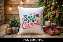 Retro Small Town Christmas Candy Cane Png Product Image 5