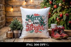 Retro Merry and Bright Christmas Png Product Image 4