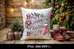 Retro Happy Christmas Day Png Product Image 5