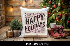 Happy Holidays Christmas Png Product Image 1