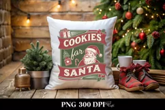 Retro Cookies for Santa Clipart PNG Product Image 4