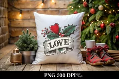 Retro Love Christmas Png Product Image 5