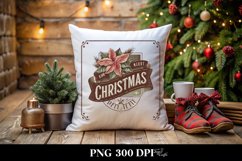 Merry Christmas Poinsettia PNG Product Image 4