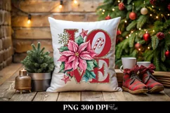 Love Poinsettia Png Product Image 4