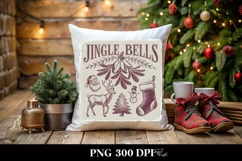 Engraved Jingle Bells Christmas Png Product Image 4