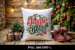 Retro Jingle Bells Christmas Png Product Image 5
