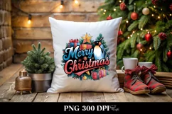 Vibrant Merry Christmas Clipart PNG Product Image 4
