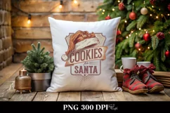 Retro Cookies for Santa Png Product Image 1