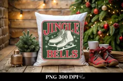 Retro Jingle Bells Clipart PNG Product Image 5