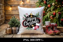 Retro Santa Believe Clipart PNG Product Image 1
