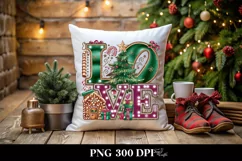 Love Christmas Illustration PNG Product Image 1