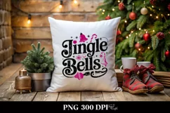 Retro Jingle Bells Christmas Png Product Image 1
