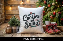 Retro Cookies for Santa Png Product Image 4