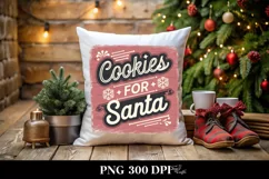 Retro Cookies for Santa Png Product Image 4