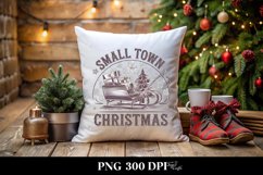 Small Town Christmas Bow PNG Product Image 4