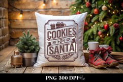 Retro Cookies for Santa Clipart PNG Product Image 4